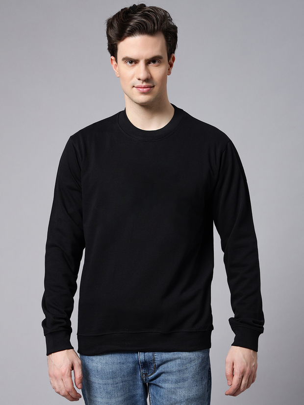 Black Basic Sweatshirt