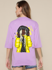 Yellow Jacket Lavender Oversized Unisex T-shirt