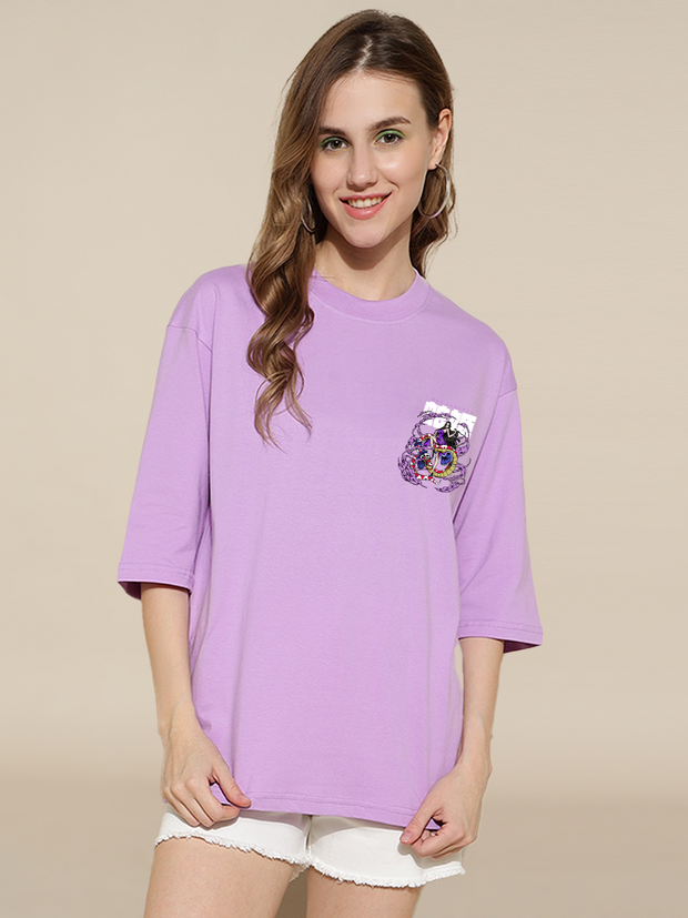 BOA Lavender Oversized Unisex T-shirt