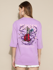 Yamato Lavender Oversized Unisex T-shirt