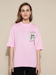 Oops Pink Oversized Unisex T-shirt