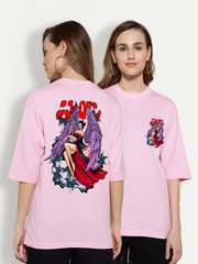 Niko Pink Oversized Unisex T-shirt