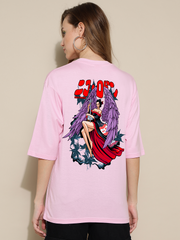 Niko Pink Oversized Unisex T-shirt