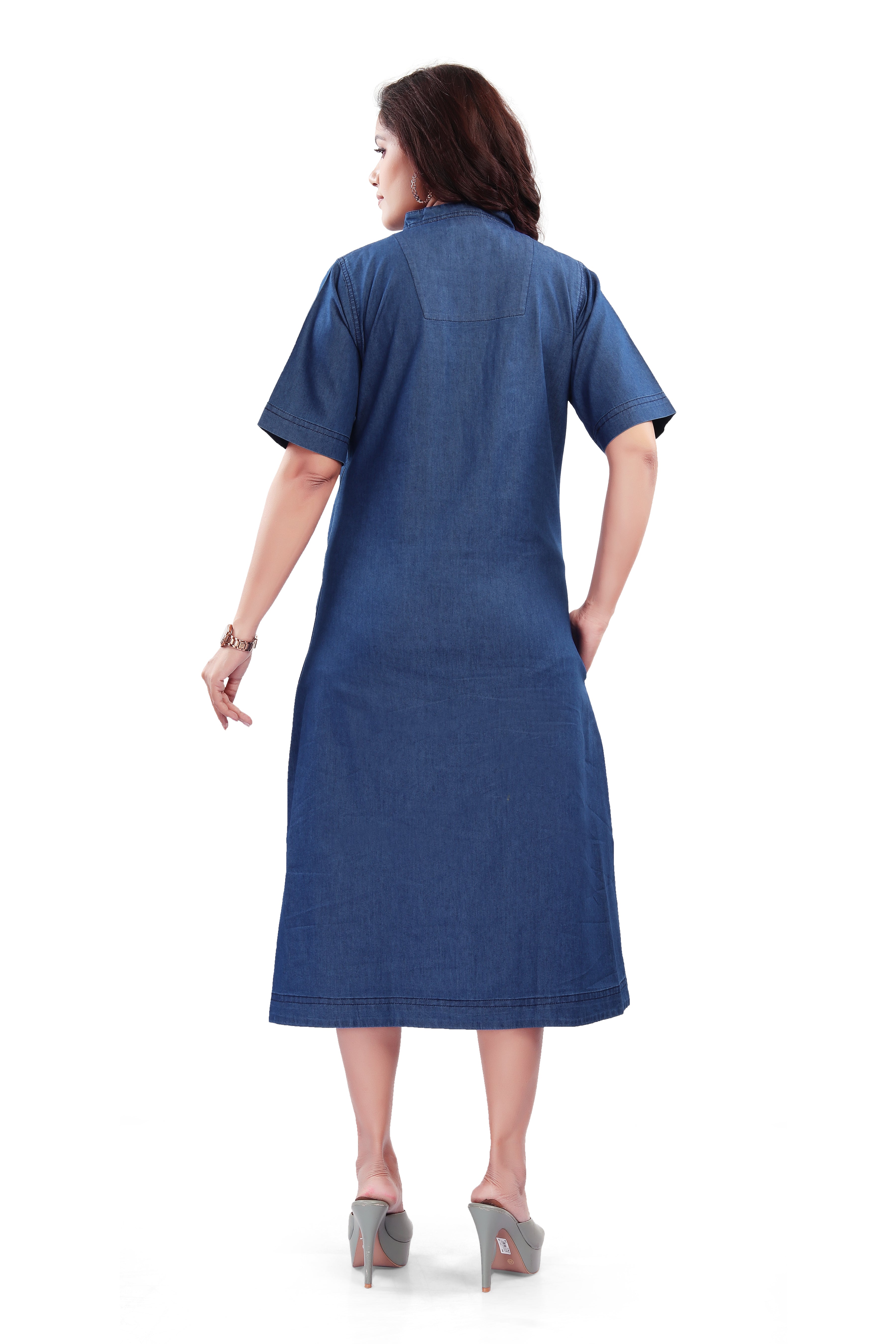Denim Long Dress UK 6045