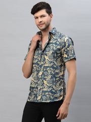 Sparrow Leaf Printed Half Sleeve Shirt