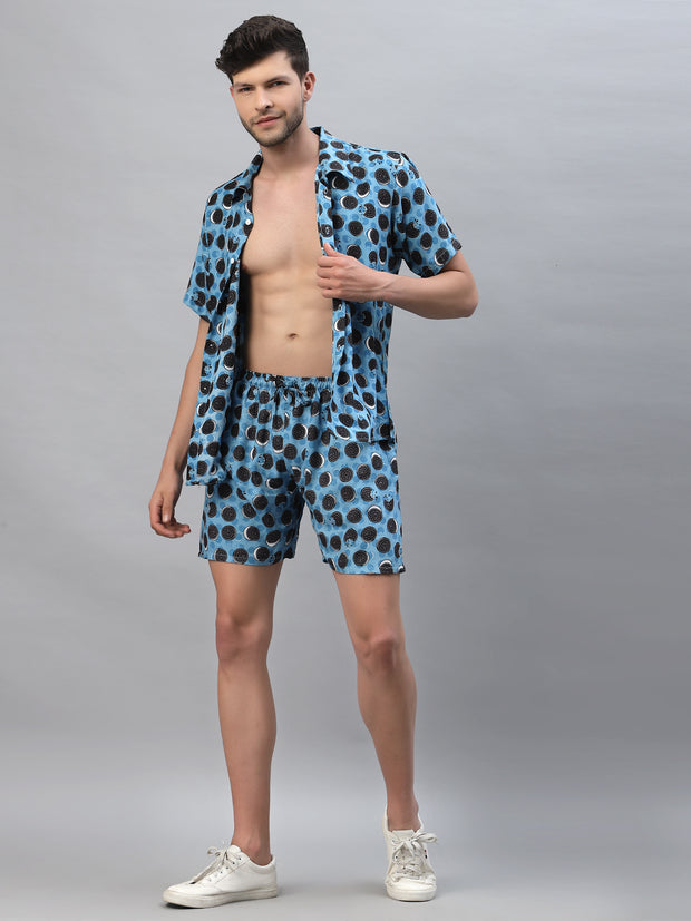 Oreo Print Co-ords Blue By Gavin Paris