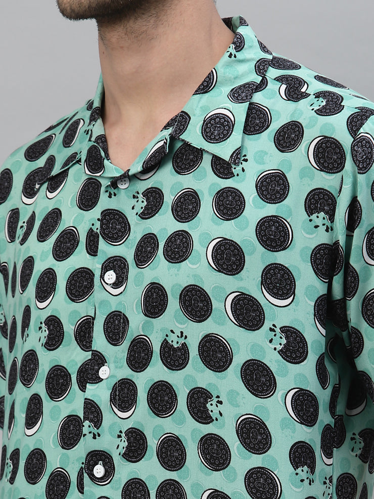 Oreo Print Green Co-ords By Gavin Paris